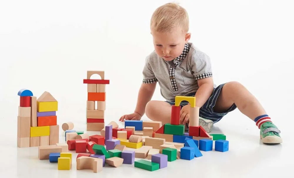 100 wooden Block set