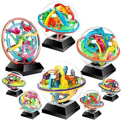 16*16cm 118 levels Challenge Orbit Maze Ball Game 3D Maze Ball Children's Educational Toys Magic Maze Ball AZ10666