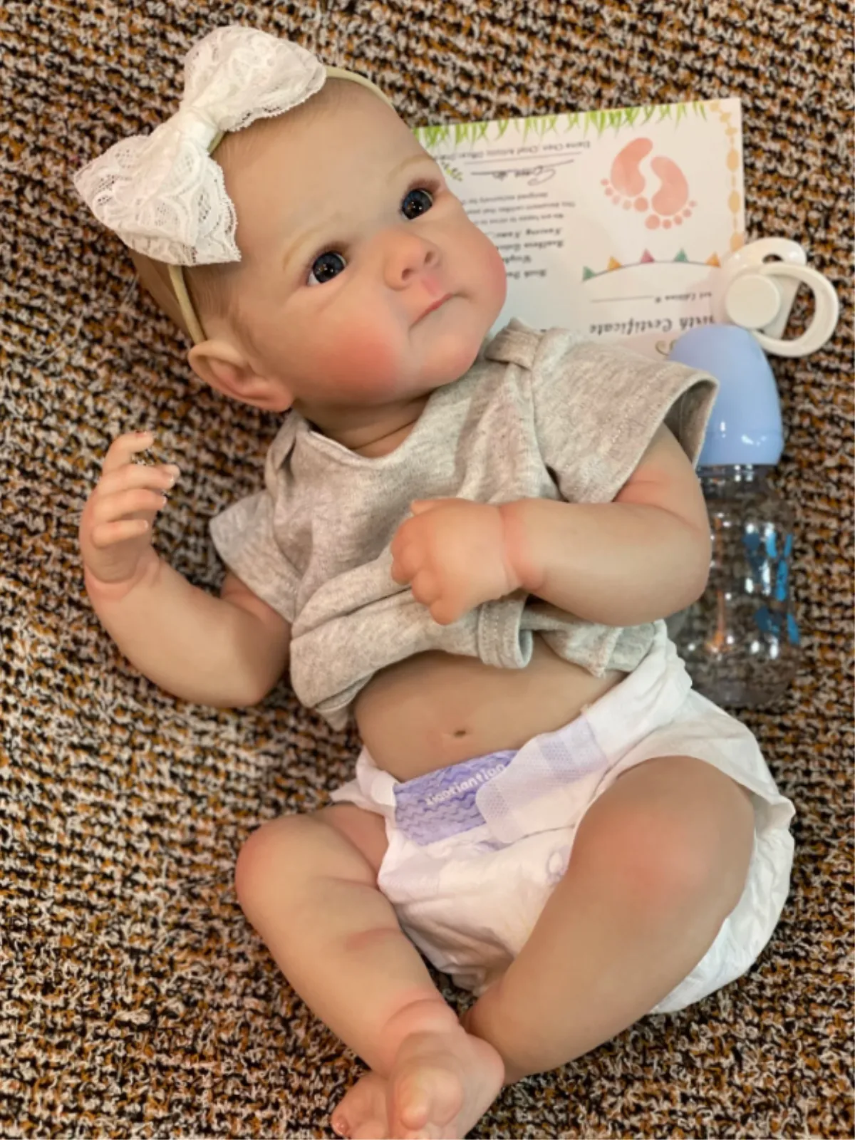 20" Reborn Bettie Realistic Lifelike Baby Girl Doll
