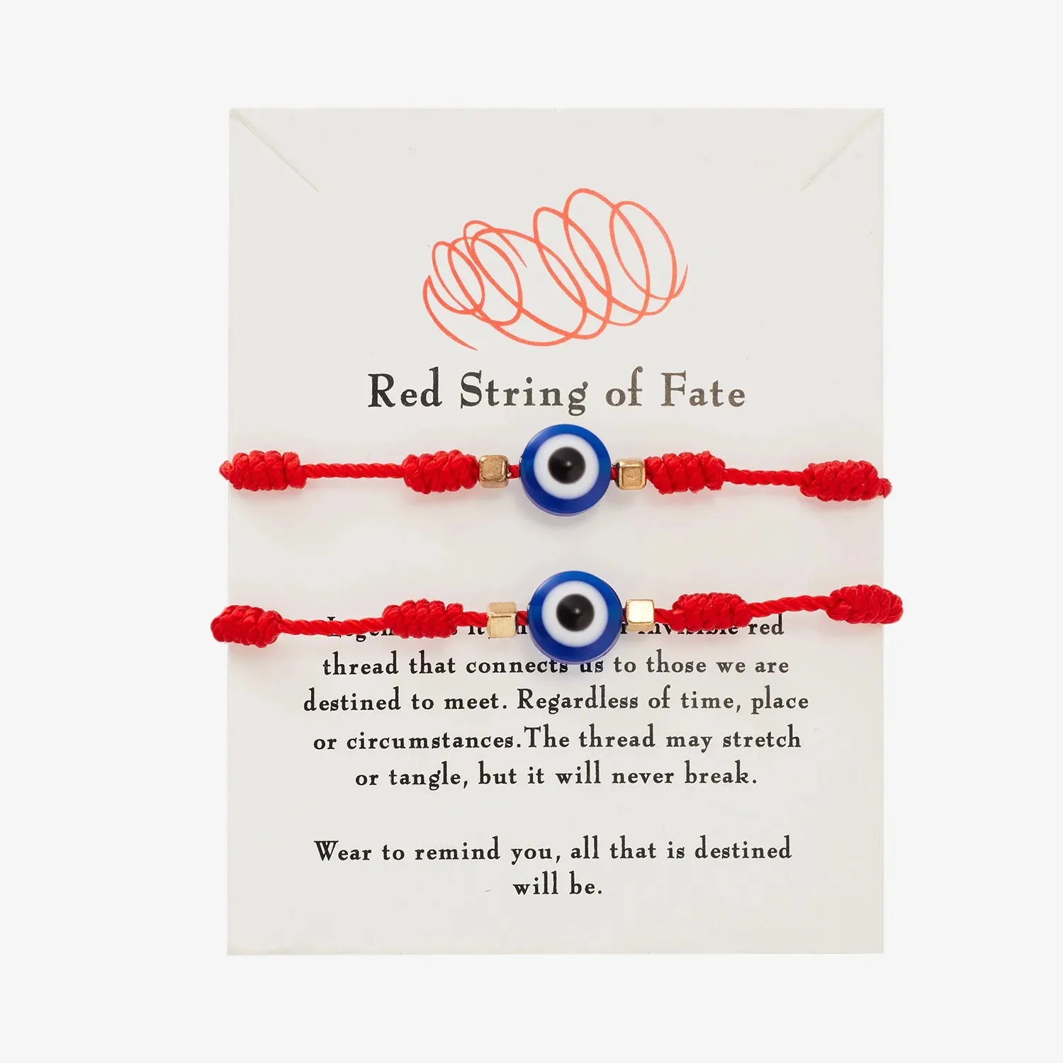 2PCS Blue Evil Eye Couple Bracelet Sets for Woman Men Charm Palm Resin Bead Rope Chain Lucky Bracelets Friendship Jewelry Gift