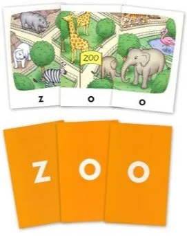 3 Letter Words Flash Cards