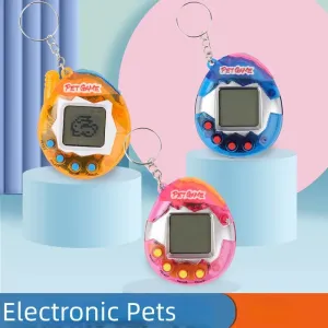 3PCs Transparent Electronic Pets Tamagotchi 90S Nostalgic  Toys