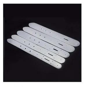 5pcs/set DIY Plastic Belt Buckle Head End Directional Punching Template Leather Craft Template Belt Positioning Punching Tool