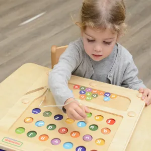 Alphabets Learning Magnetic Maze