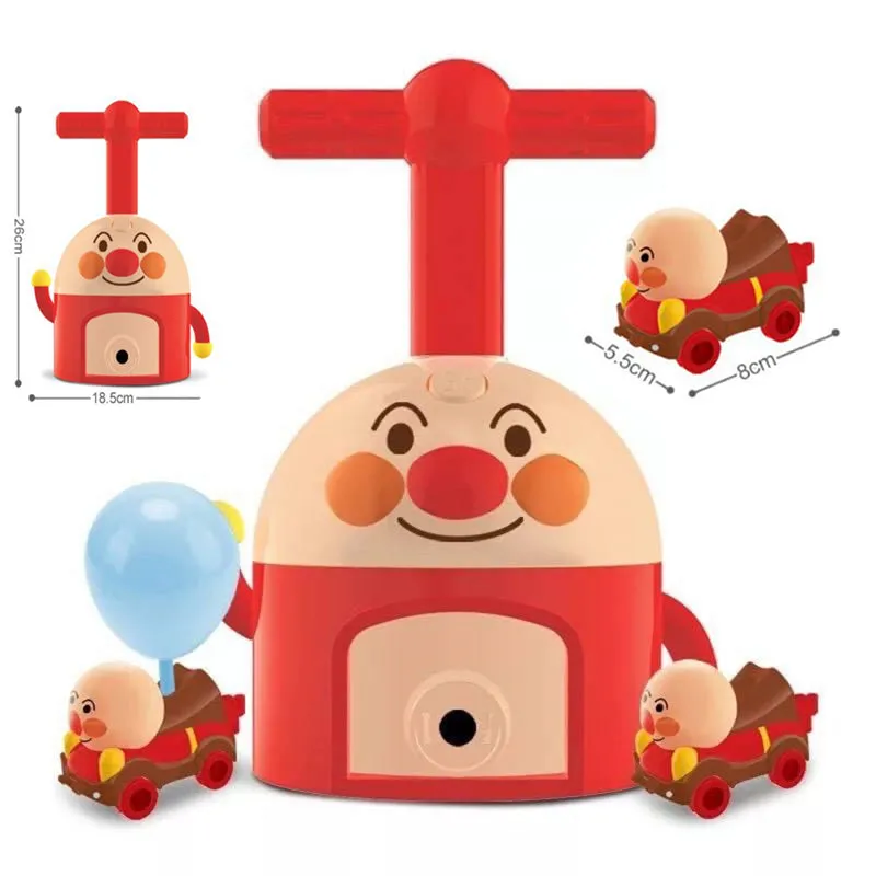 Anpanman Aerodynamic Vehicle Air Inflatable Balloon Car Children Toy