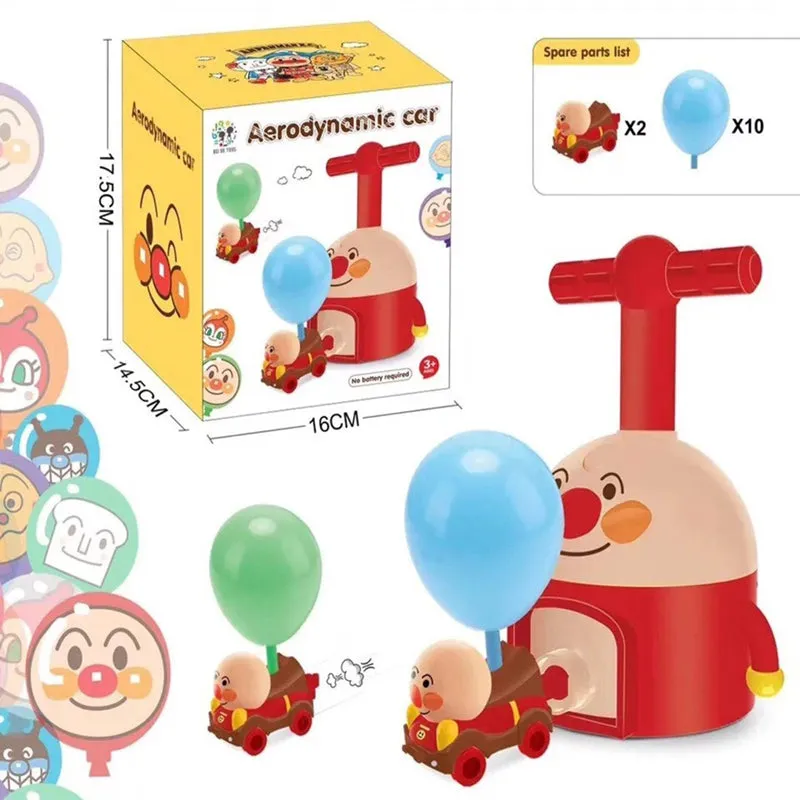 Anpanman Aerodynamic Vehicle Air Inflatable Balloon Car Children Toy