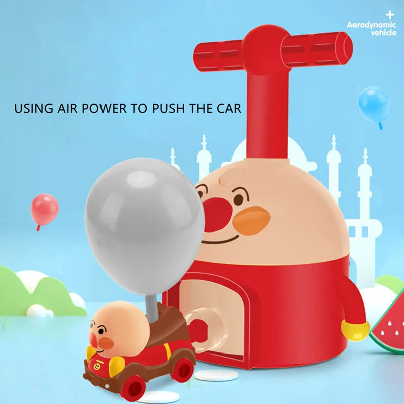 Anpanman Aerodynamic Vehicle Air Inflatable Balloon Car Children Toy