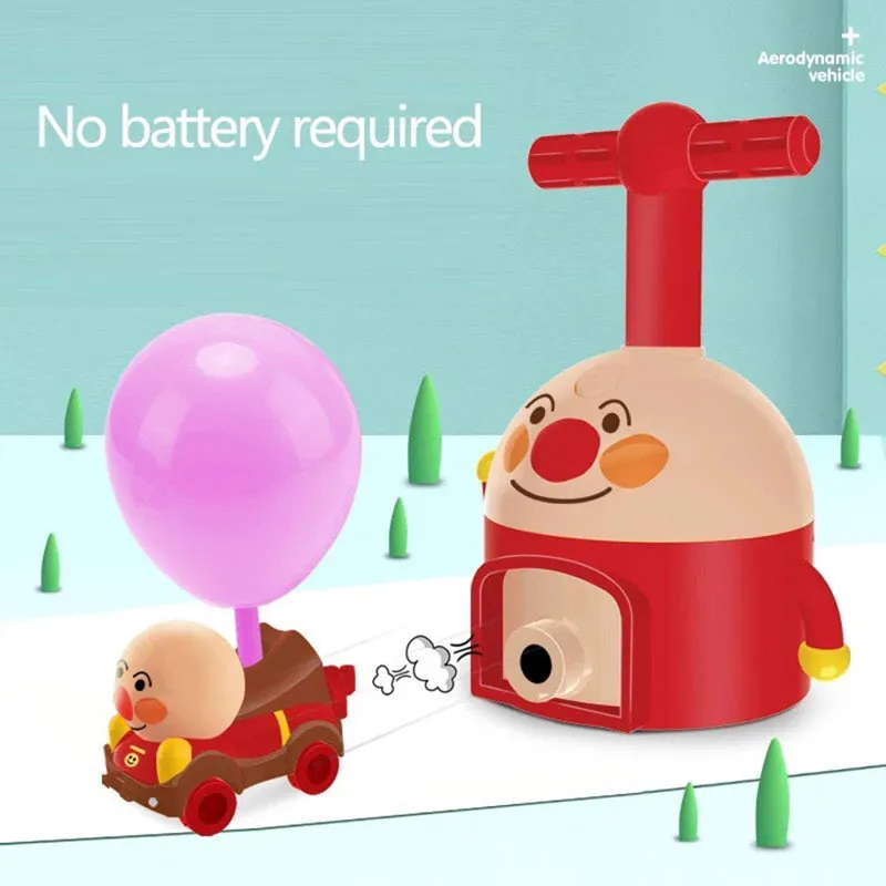 Anpanman Aerodynamic Vehicle Air Inflatable Balloon Car Children Toy