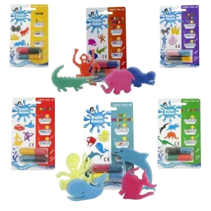 Bath Beans 6 Pack Assorted - 24 Creatures & Friends