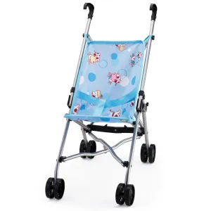 Bayer Design Doll Umbrella Stroller, Blue & Cows Pattern, Ages 3 
