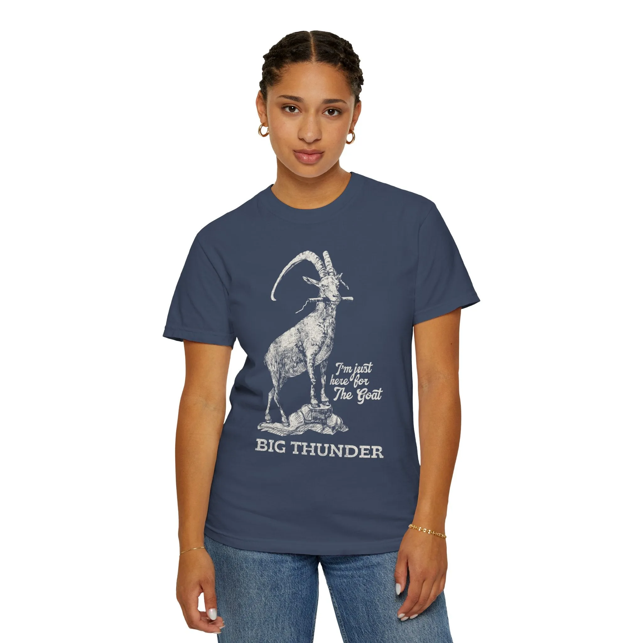 Big Thunder Goat on Comfort Colors Tee
