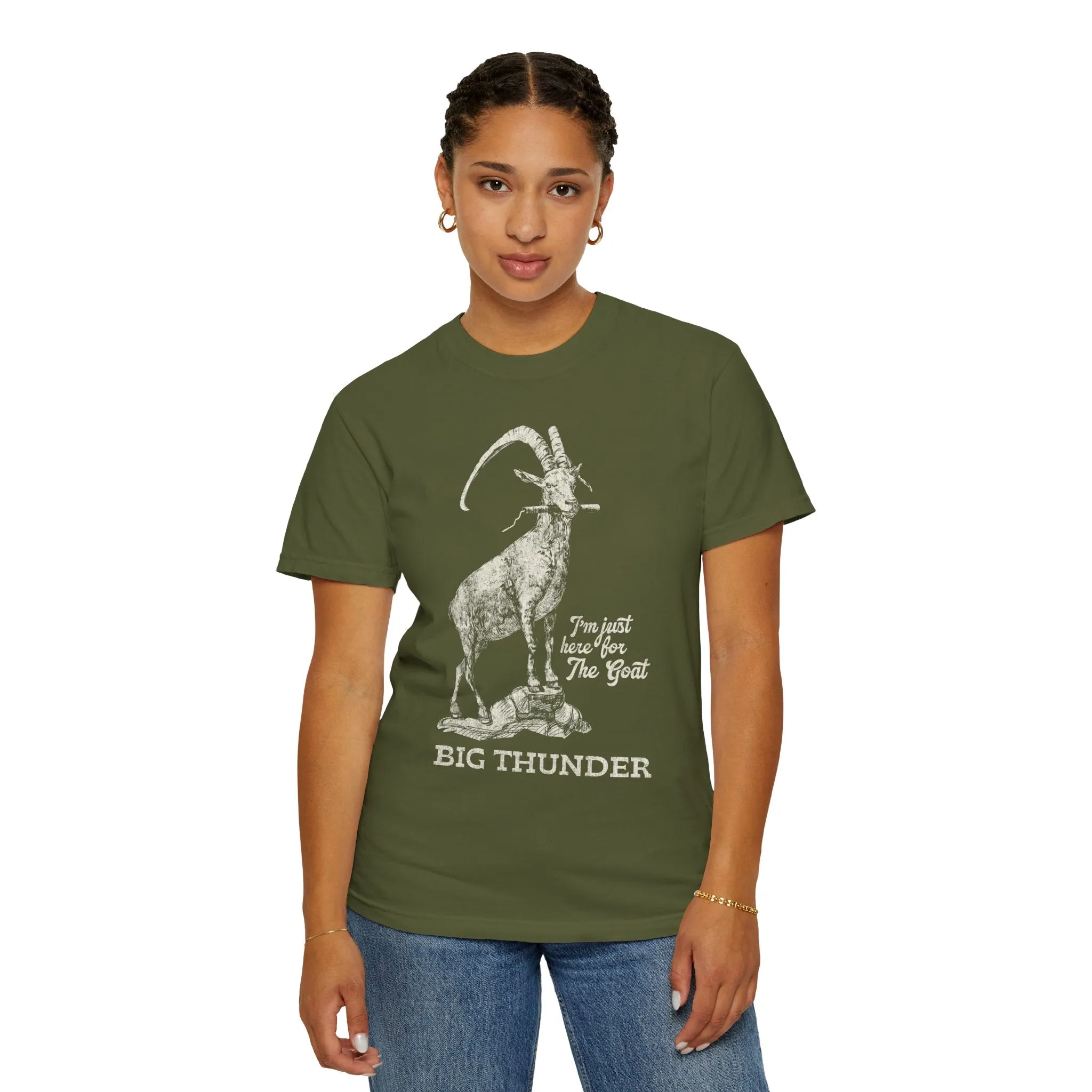 Big Thunder Goat on Comfort Colors Tee