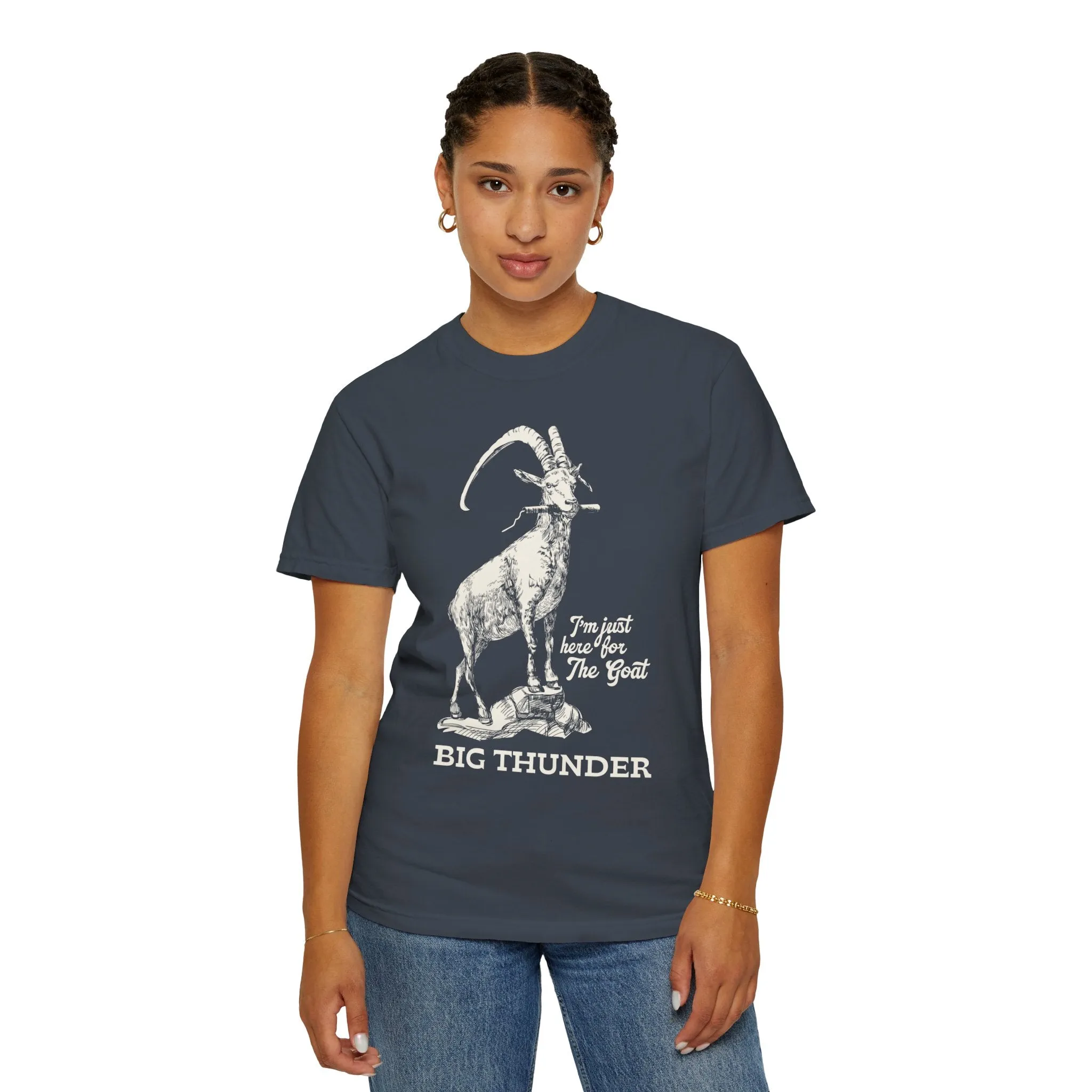 Big Thunder Goat on Comfort Colors Tee
