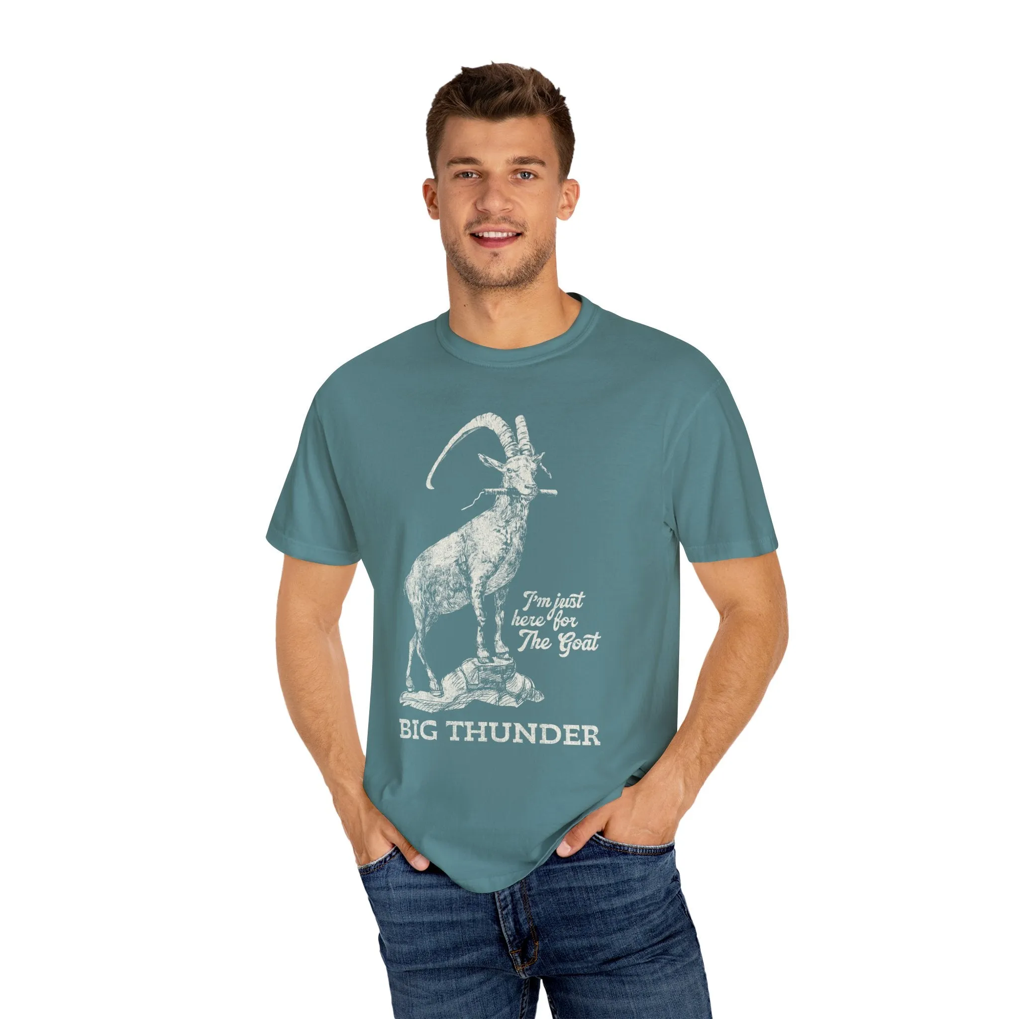 Big Thunder Goat on Comfort Colors Tee