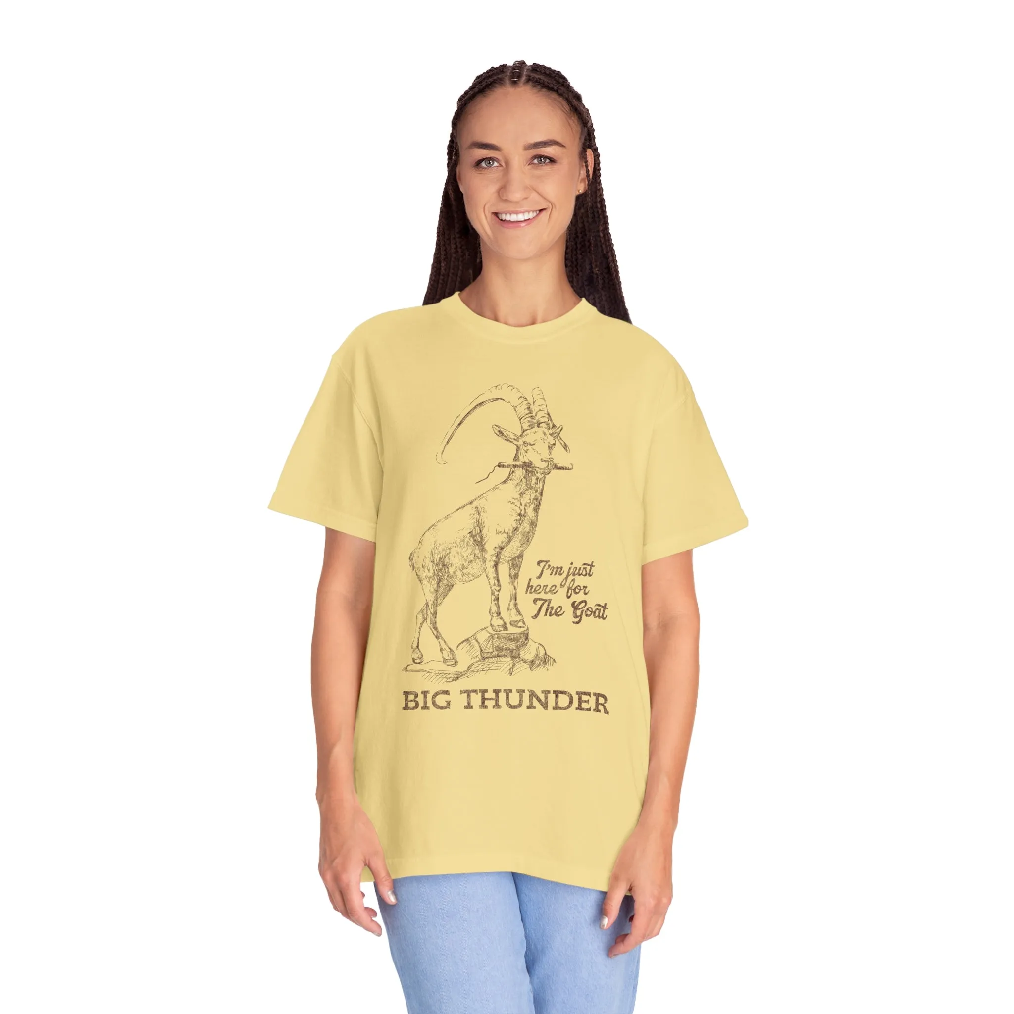 Big Thunder Goat on Comfort Colors Tee