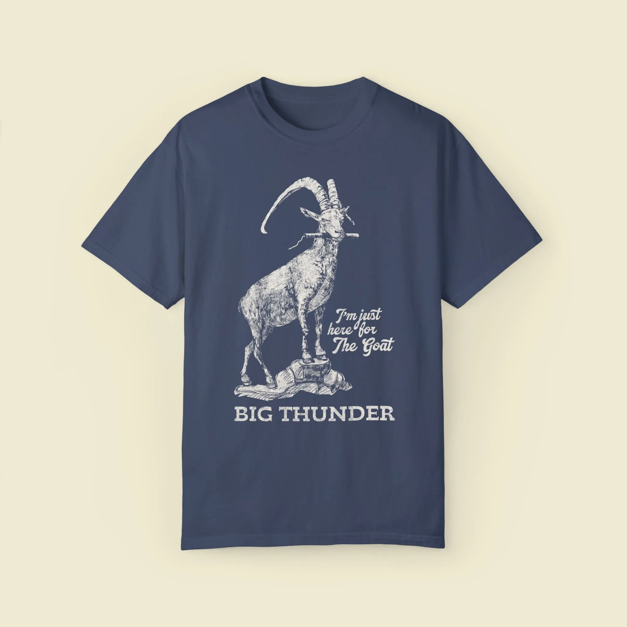 Big Thunder Goat on Comfort Colors Tee