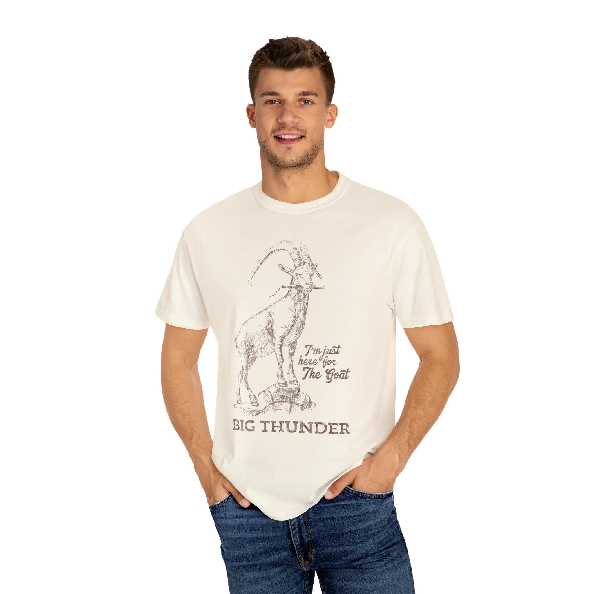 Big Thunder Goat on Comfort Colors Tee