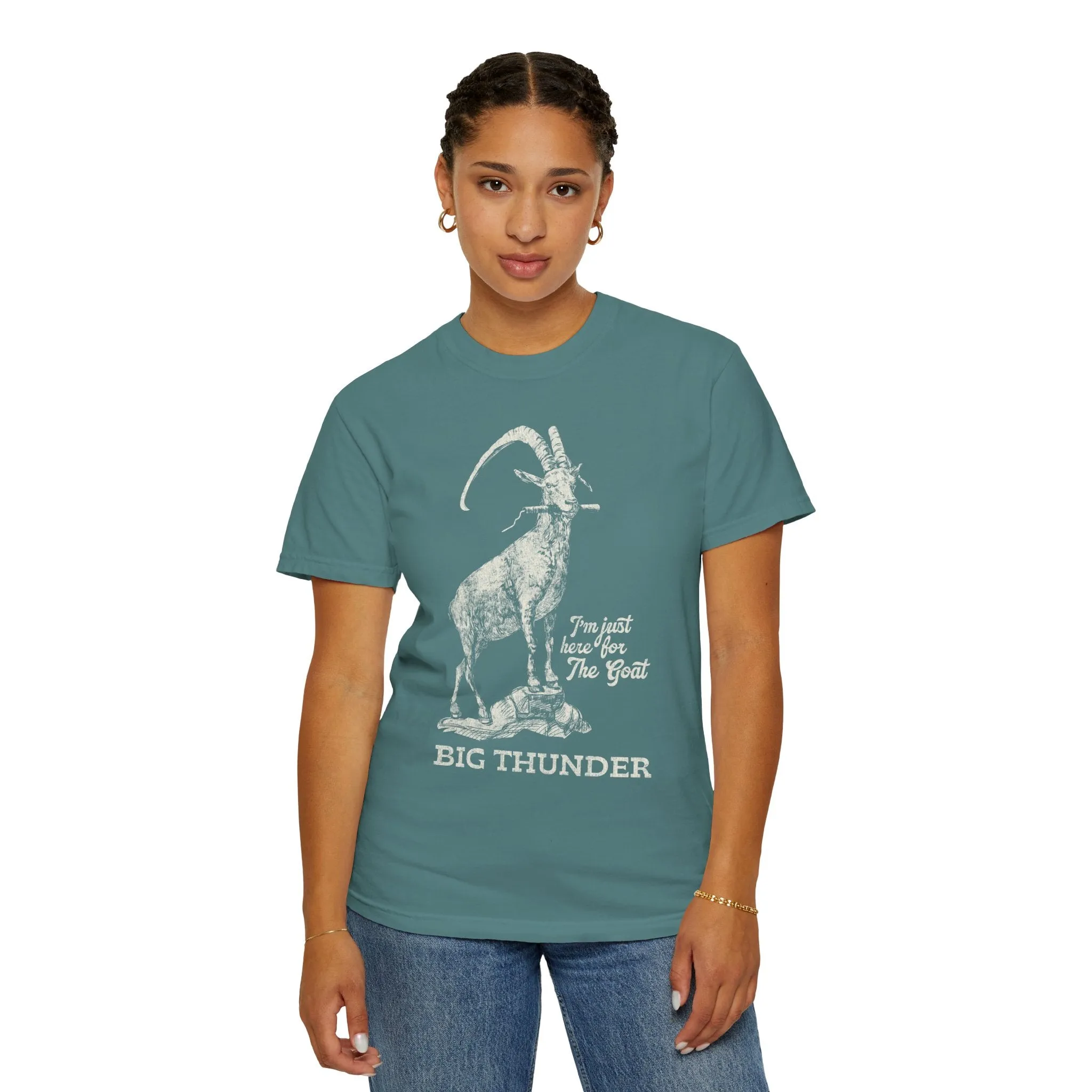 Big Thunder Goat on Comfort Colors Tee