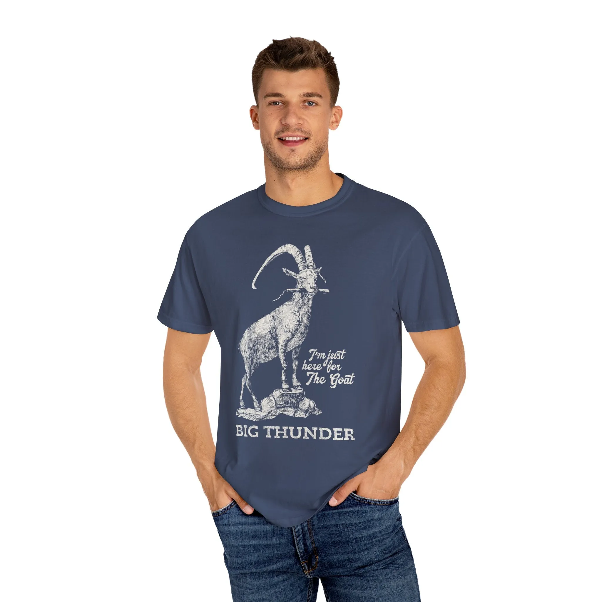 Big Thunder Goat on Comfort Colors Tee