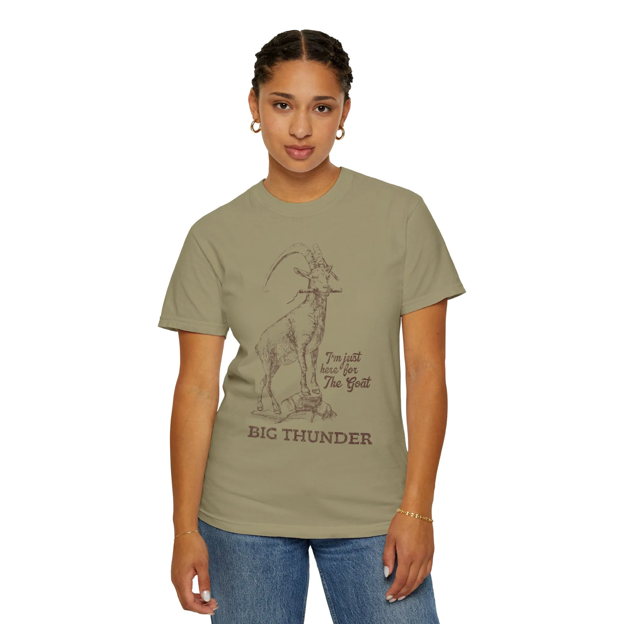 Big Thunder Goat on Comfort Colors Tee