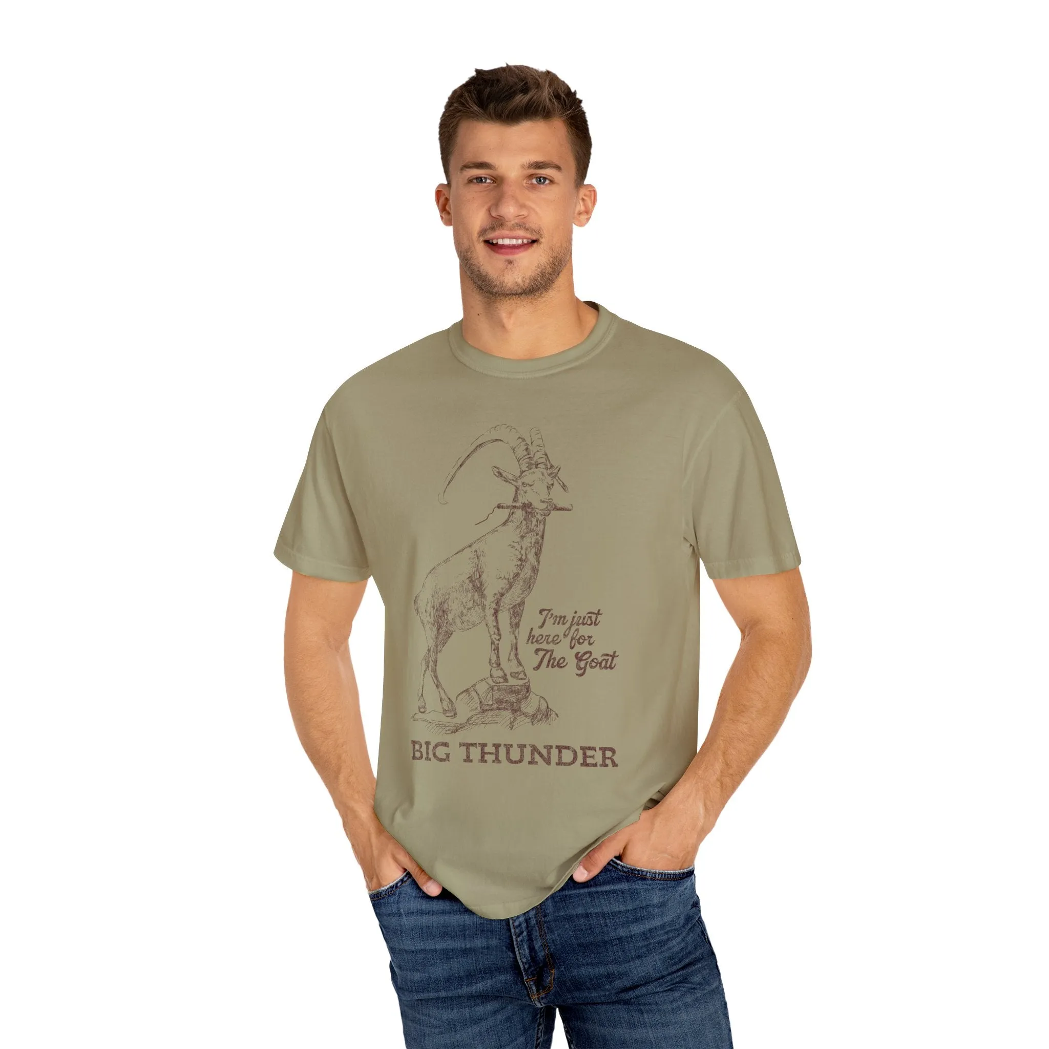 Big Thunder Goat on Comfort Colors Tee