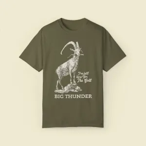 Big Thunder Goat on Comfort Colors Tee