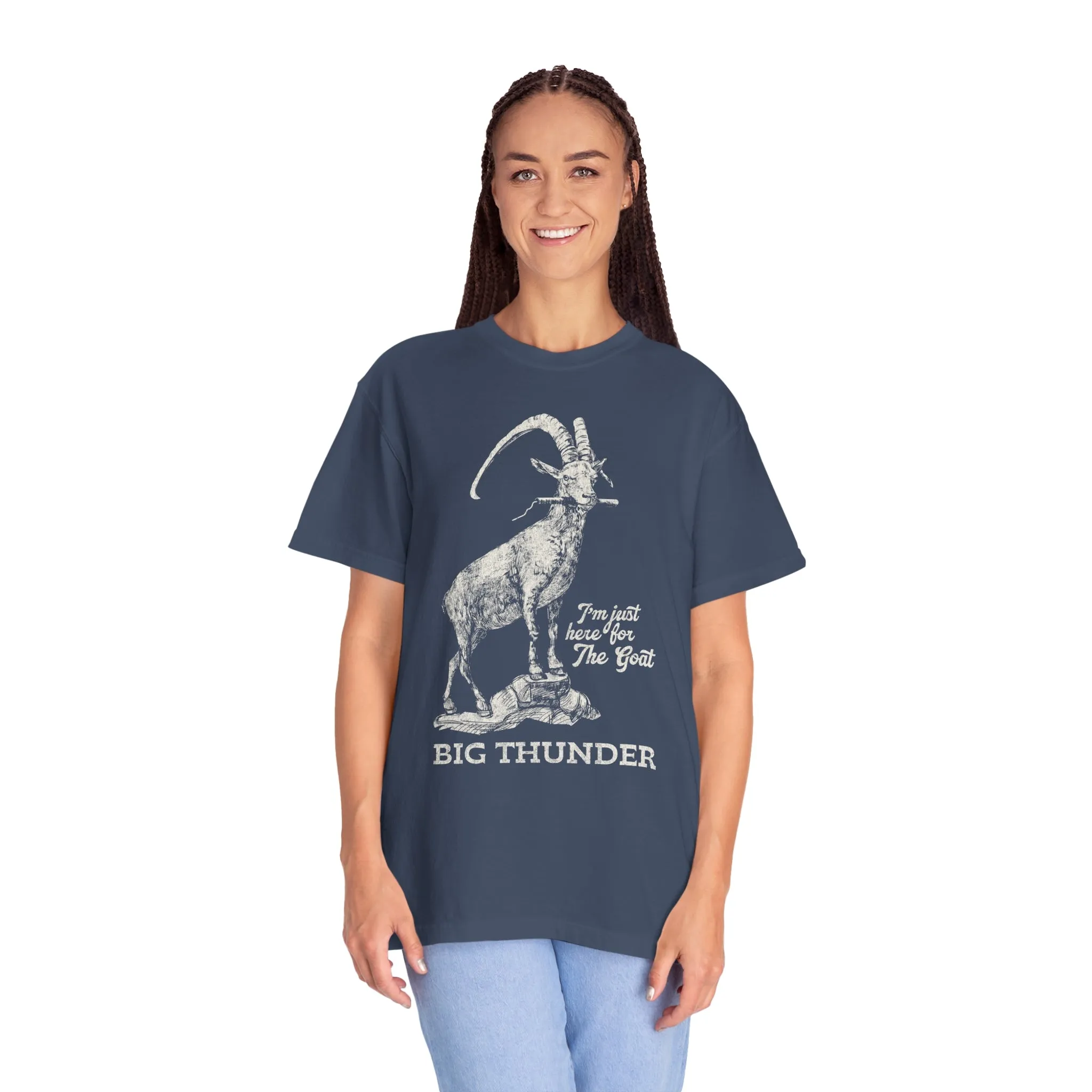 Big Thunder Goat on Comfort Colors Tee