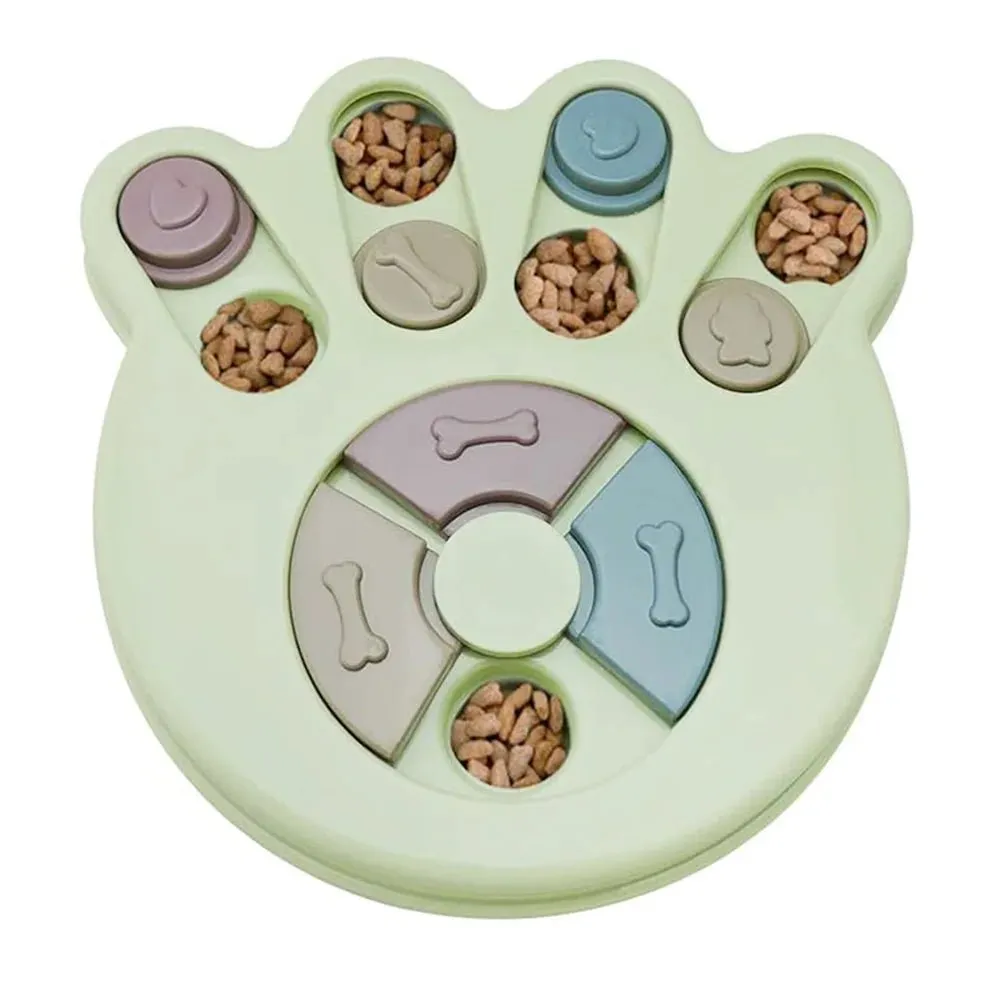 Boost Your Pup's IQ: Interactive Turntable Dog Puzzle Toys!