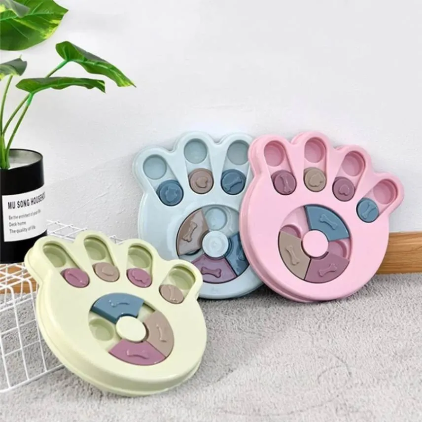 Boost Your Pup's IQ: Interactive Turntable Dog Puzzle Toys!