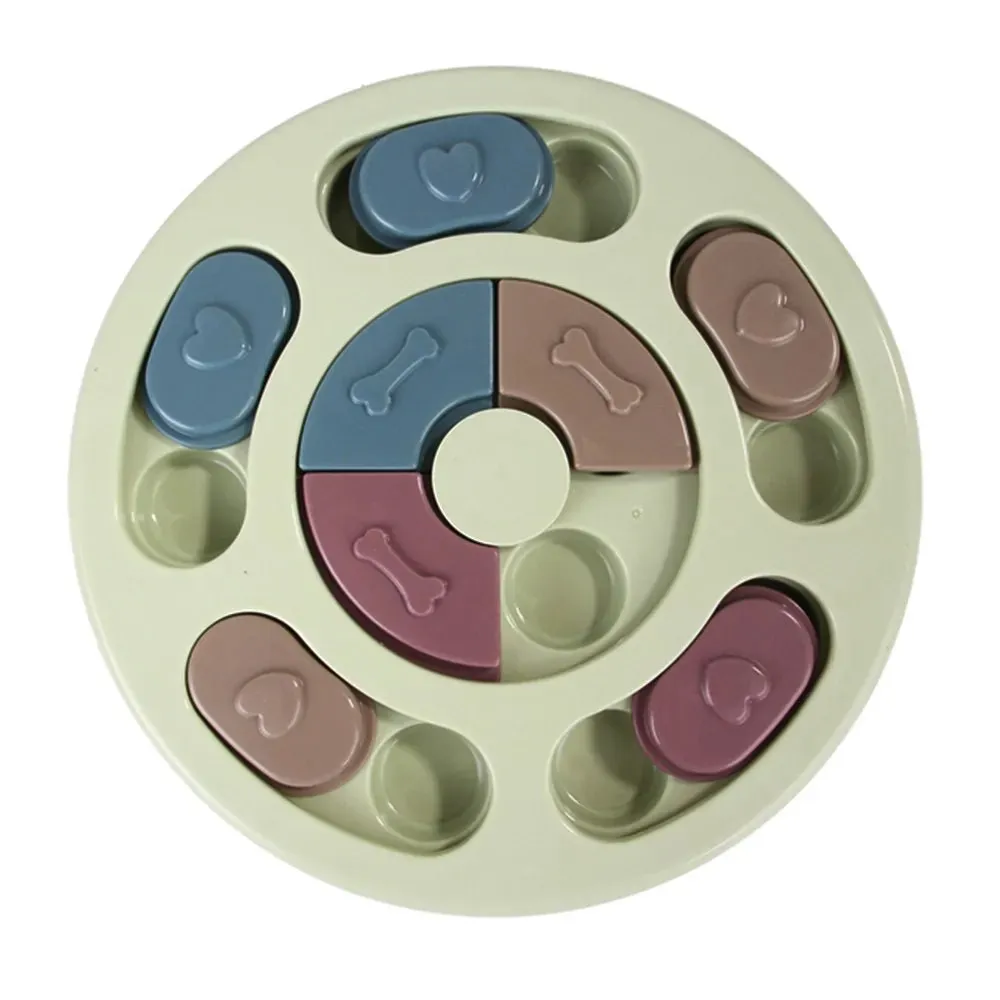 Boost Your Pup's IQ: Interactive Turntable Dog Puzzle Toys!