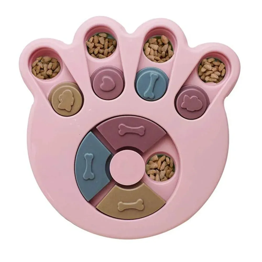 Boost Your Pup's IQ: Interactive Turntable Dog Puzzle Toys!