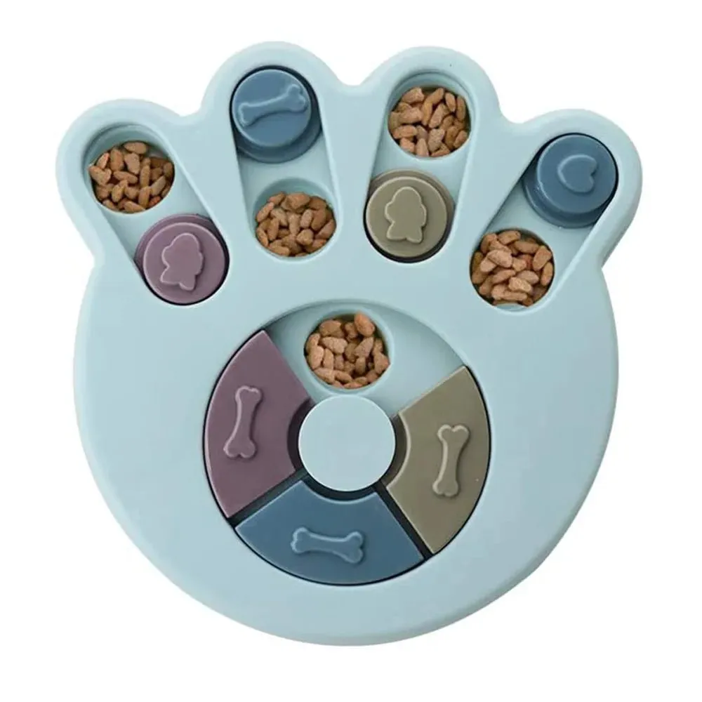 Boost Your Pup's IQ: Interactive Turntable Dog Puzzle Toys!