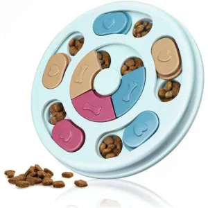 Boost Your Pup's IQ: Interactive Turntable Dog Puzzle Toys!
