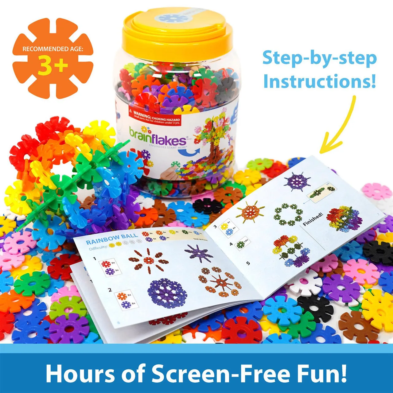 Brain Flakes 500 Piece Set