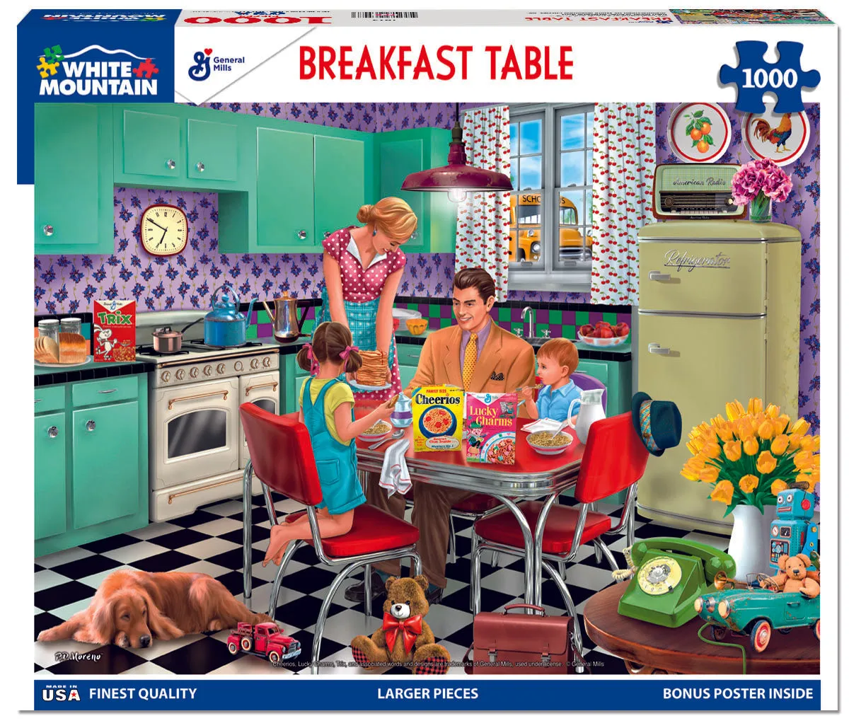 Breakfast Table (1675pz) - 1000 Piece Jigsaw Puzzle