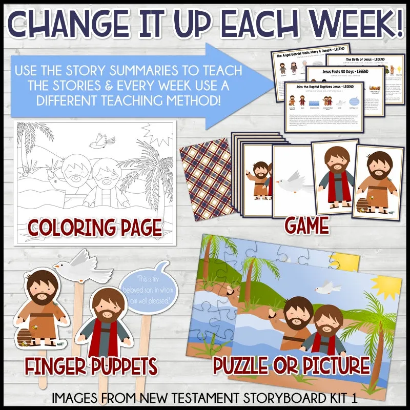 CFM BOOK of MORMON Story Board {KIT 1} Printable