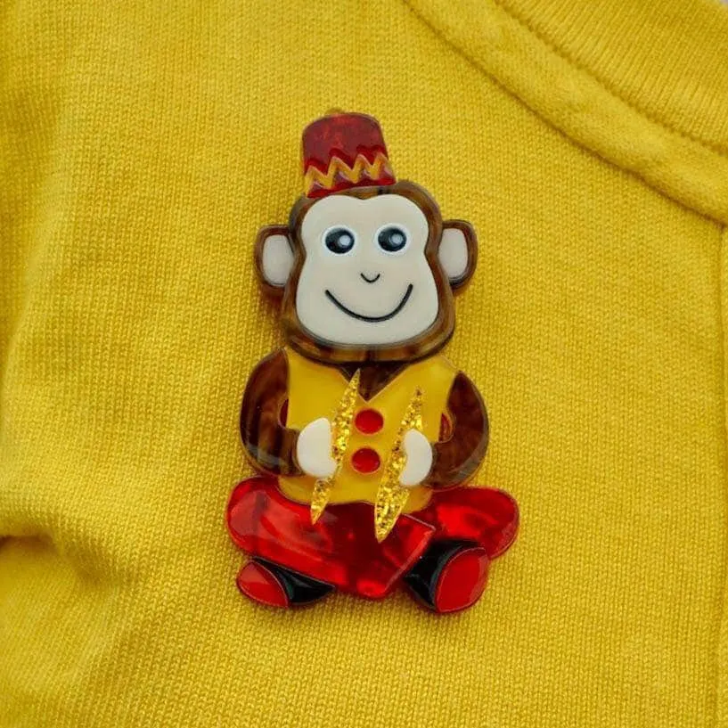 Charley Chimp Brooch