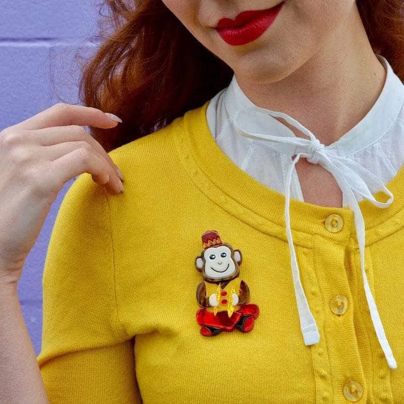 Charley Chimp Brooch