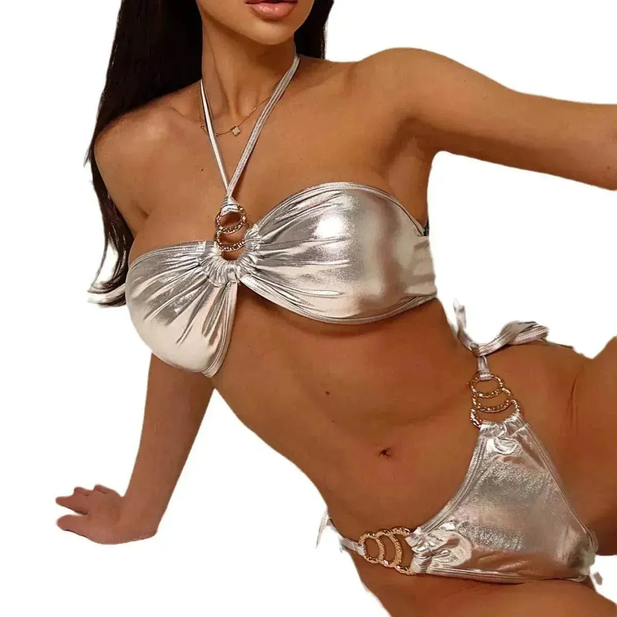 Charming Shiny Women's Swimsuit Charming