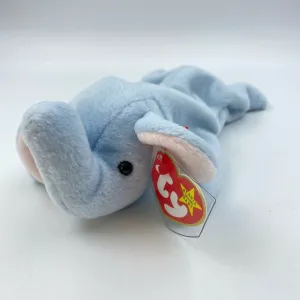 Charming Ty Original Beanie Babies Peanut Elephant Plush Toy 1995 Excellent Cond. Vintage