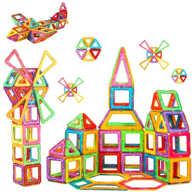 Children's Educational Toys Magnetic Construction DIY Set 120Pcs Set