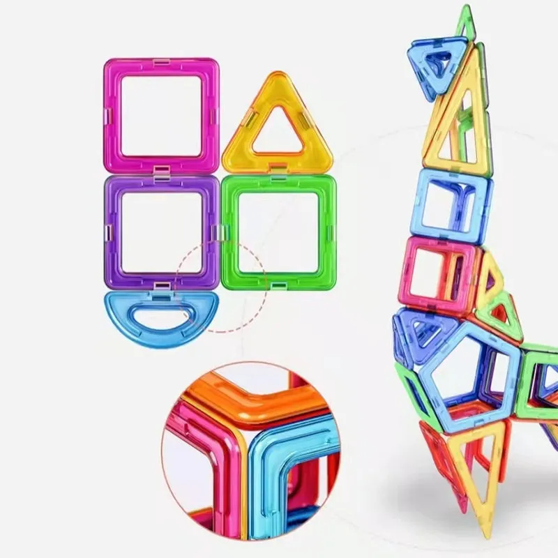 Children's Educational Toys Magnetic Construction DIY Set 120Pcs Set