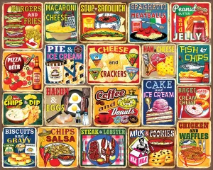 Classic Food Combos (1754pz) - 1000 Piece Jigsaw Puzzle