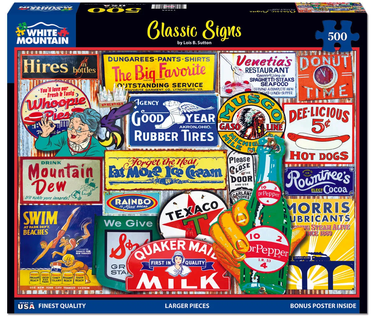 Classic Signs (1589pz) - 500 Pieces