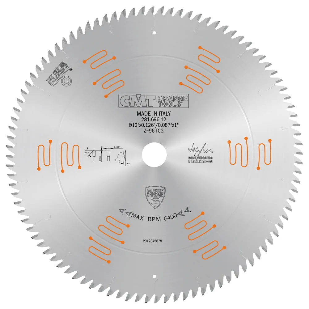 CMT Orange Tools 281.680.10M SINGLE-SIDED - LAMINATE & MELAMINE 250x3.2/2.2x30mm  T=80 TCG
