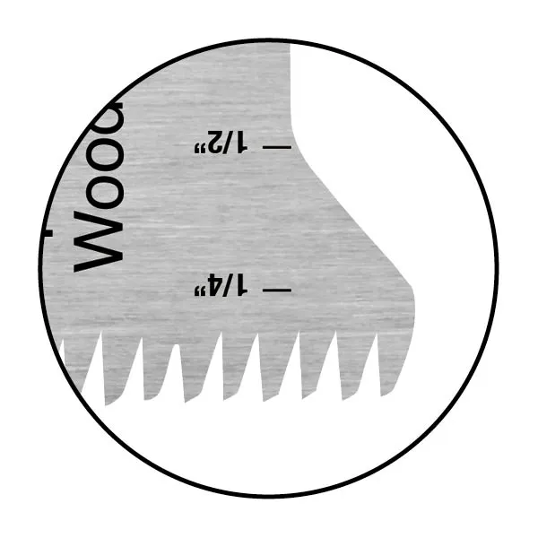 CMT Orange Tools OMF233-X50 1-3/4” PRECISION CUT BLADE WITH JAPANESE TOOTHING - HCS - SL (50-PCS.)