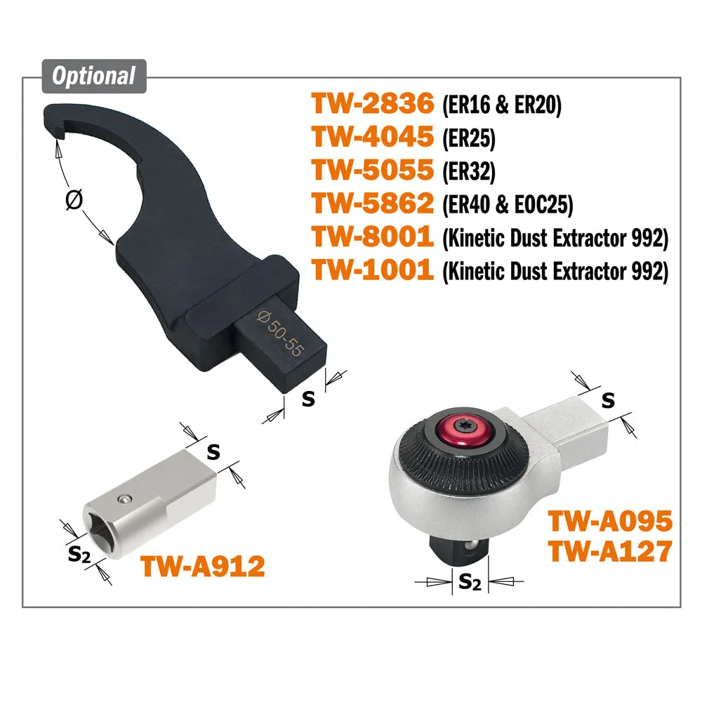 CMT Orange Tools TW-2836 HOOK HEAD INSERT  =28-36mm (ER16 & ER20) S=14x18mm