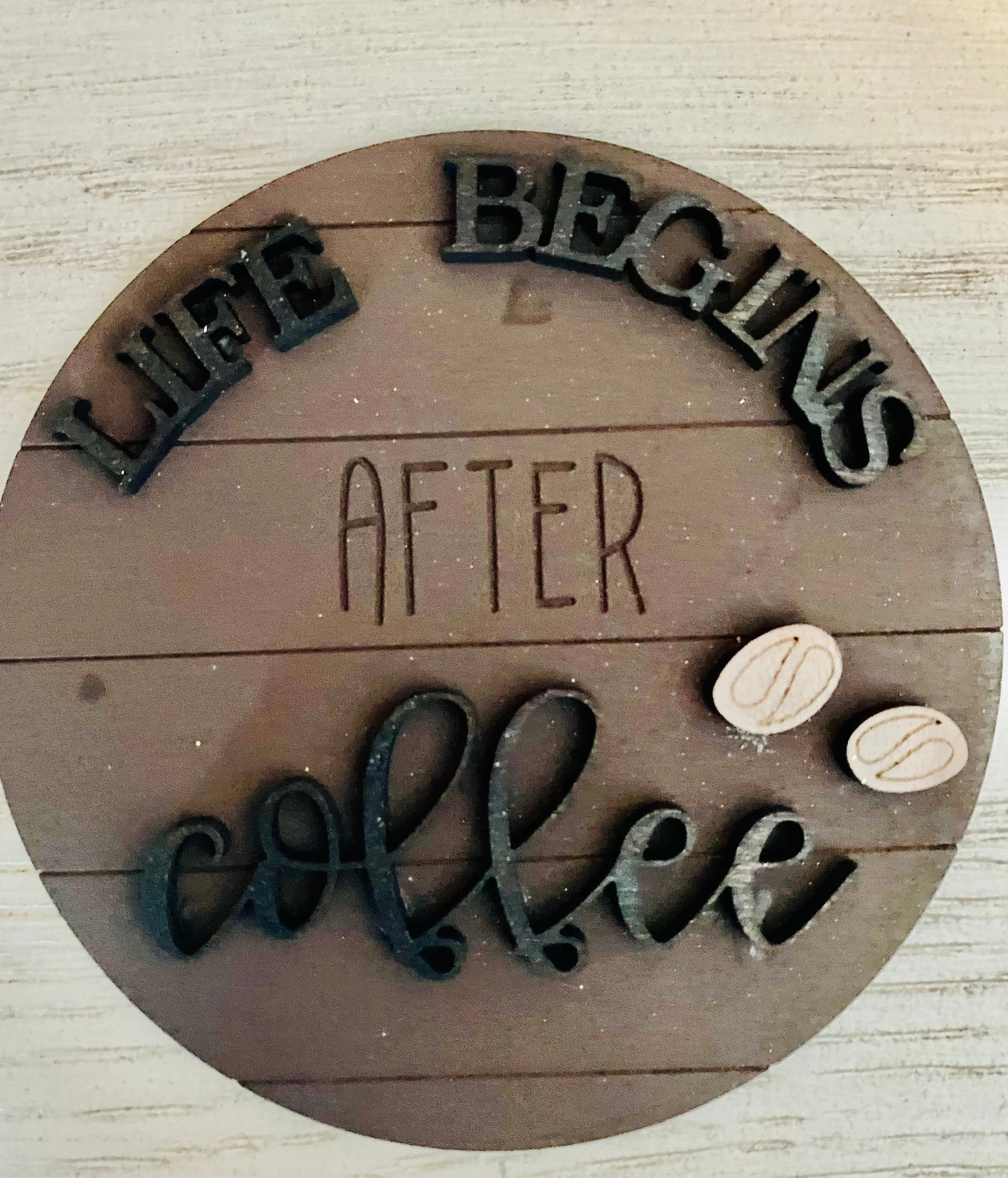 Coffee Lover's Tiered Tray