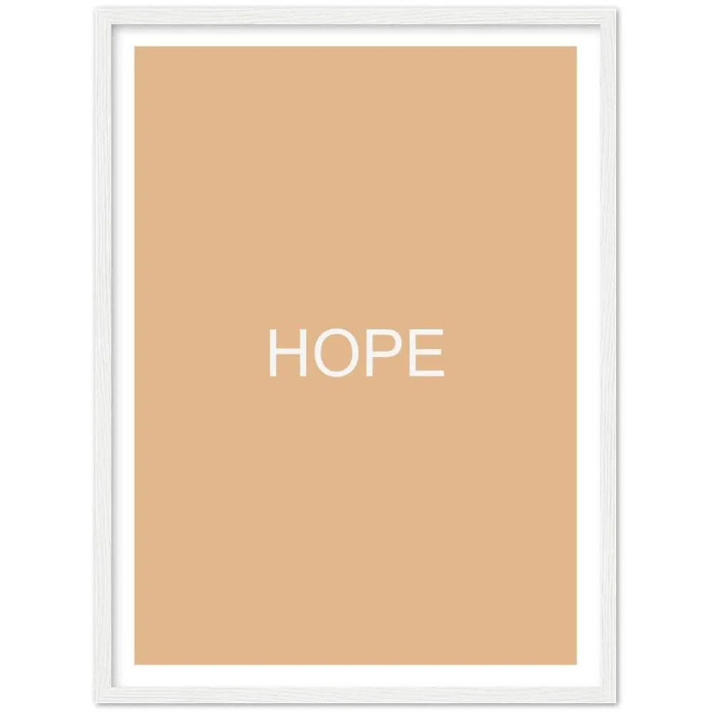 Color Block Poster: Color Burlywood Framed Art Print