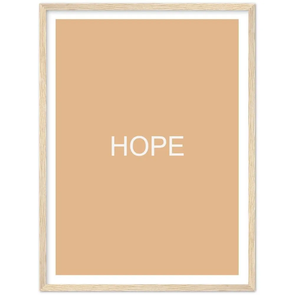 Color Block Poster: Color Burlywood Framed Art Print